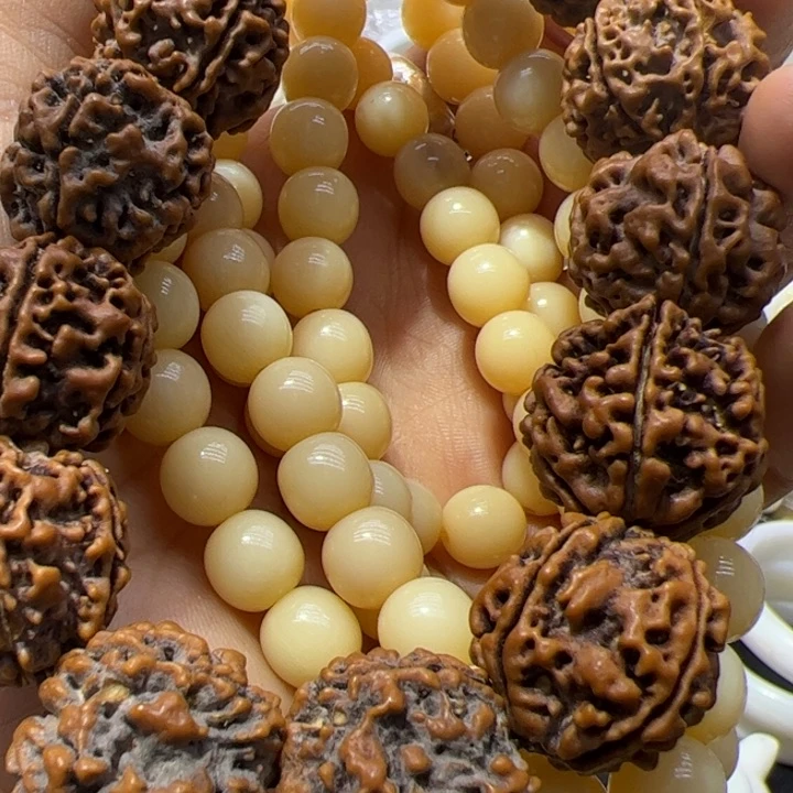 核桃手串/手链1.0/108独芯圆珠脖挂