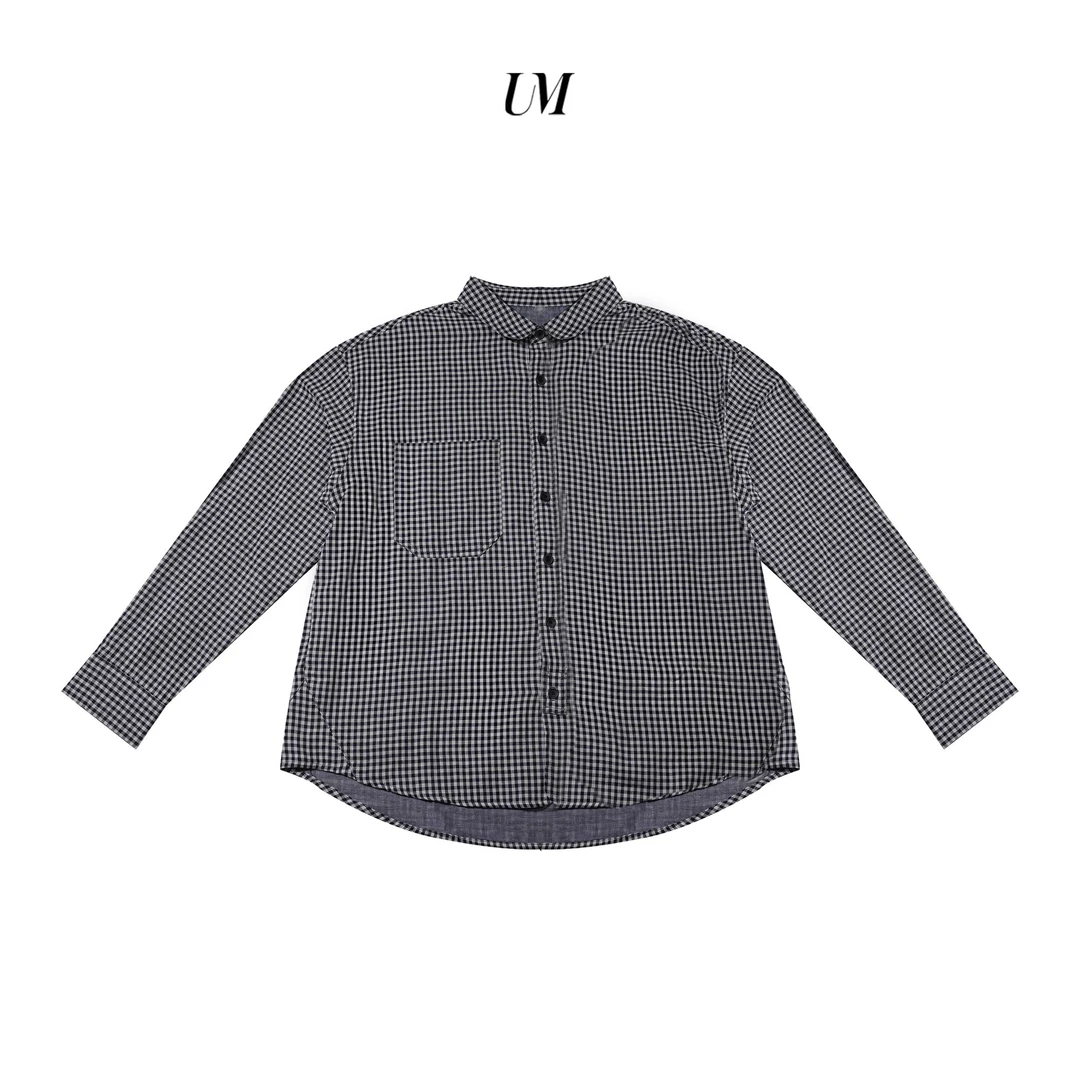 【U.M】自由呼吸双纱棉翻领衬衫外套