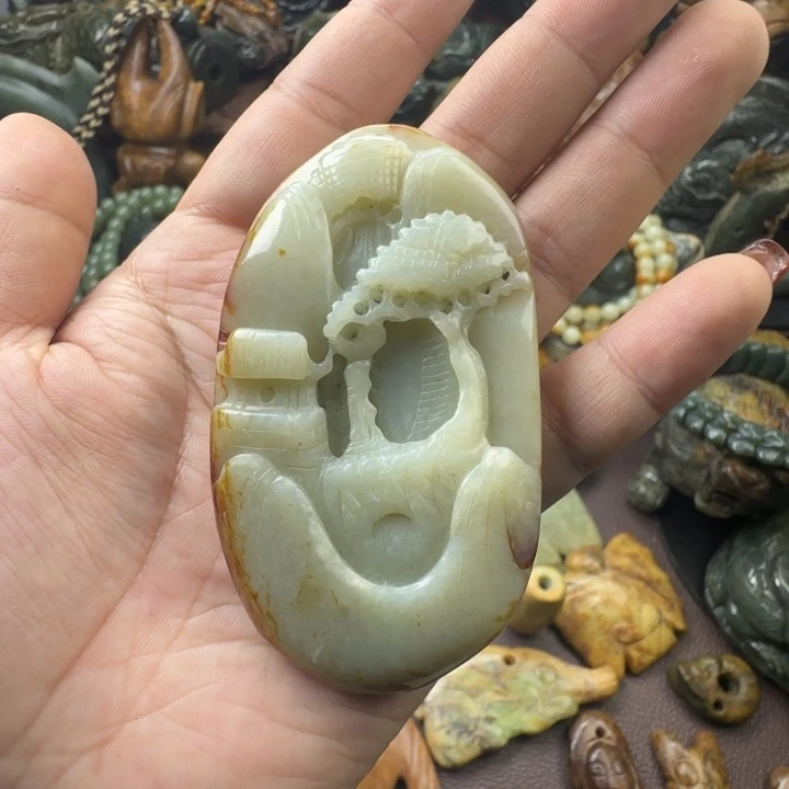 透闪石质玉未镶嵌珠宝奇石