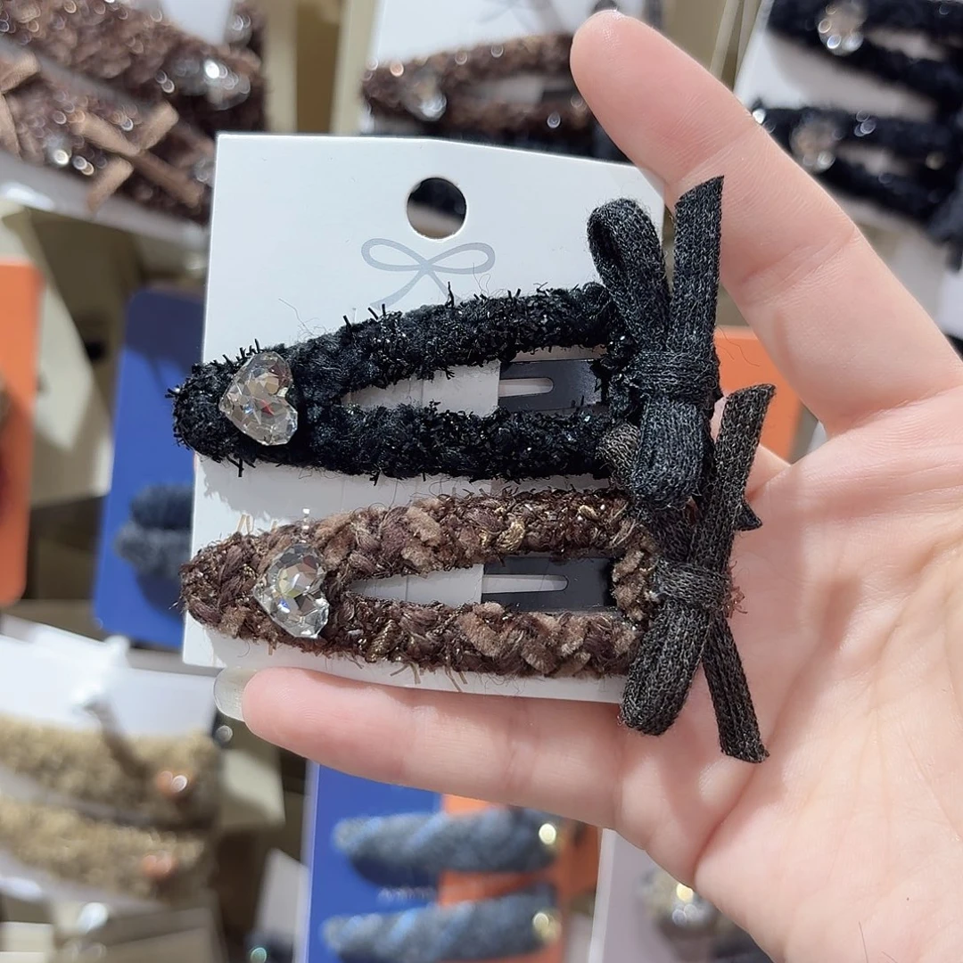 非金属爱心蝴蝶结拜拜拼色