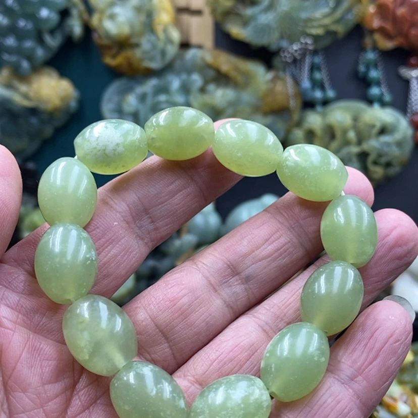 【闪购商品】未镶嵌岫玉手链随机发货