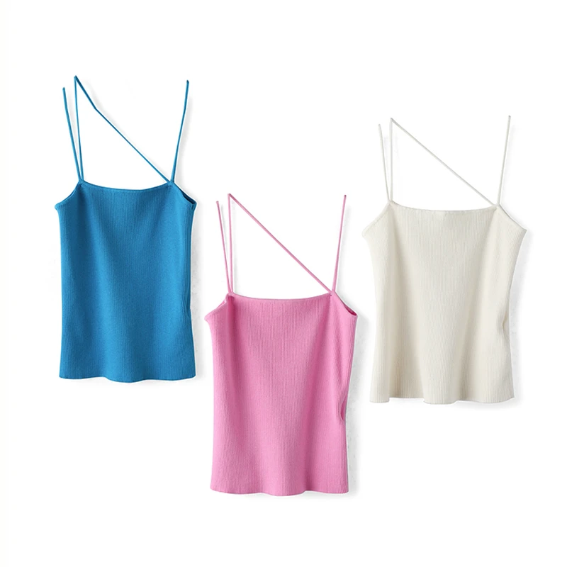 37902【依系列】修身显瘦吊带针织衫1J121766D