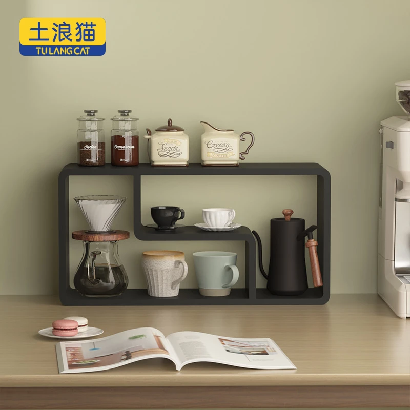 杯架北欧简约创意杯架储物复古壁架收纳架壁挂家用杯架咖啡杯架