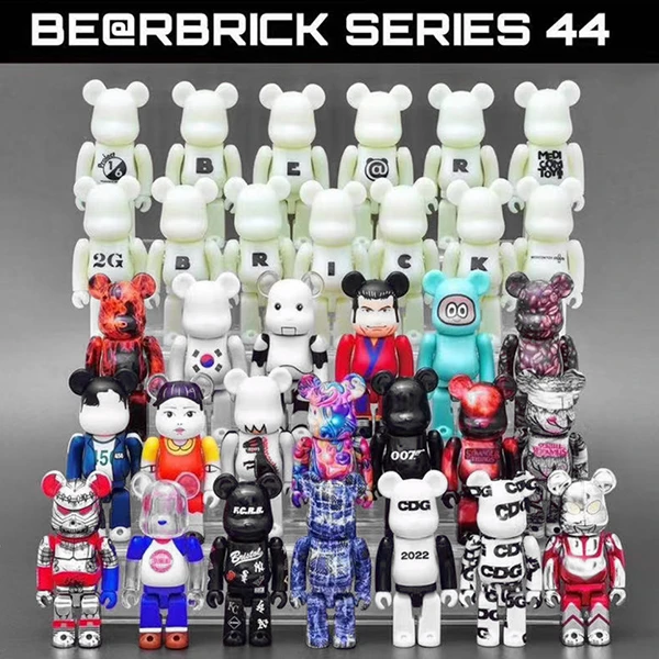 【直播拆盒】Bearbrick 44代 积木熊 100% 正版潮玩盲盒