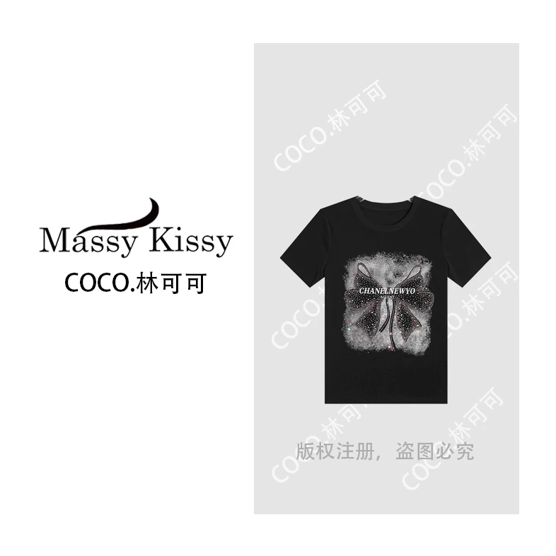 【COCO林可可】A79162新款洋气百搭休闲短袖