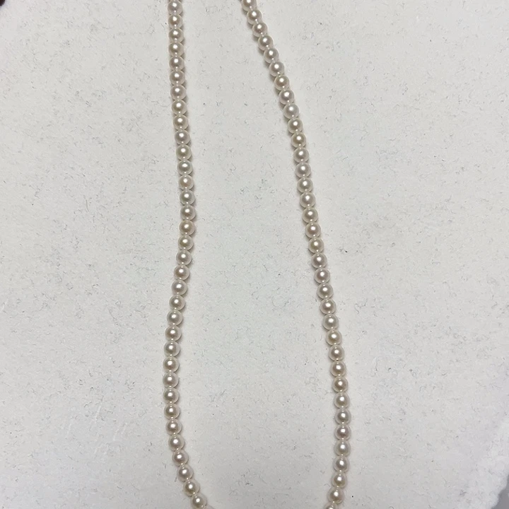 钛钢淡水珍珠颈饰