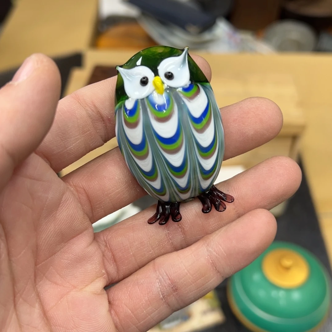 玻璃中古工艺品摆件