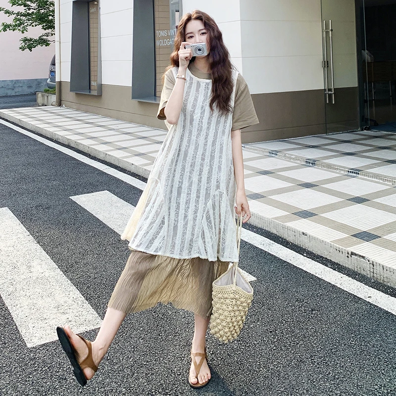 氛围感浪漫罩衫连衣裙套装女2025夏季新款设计感小个子洋气两件套