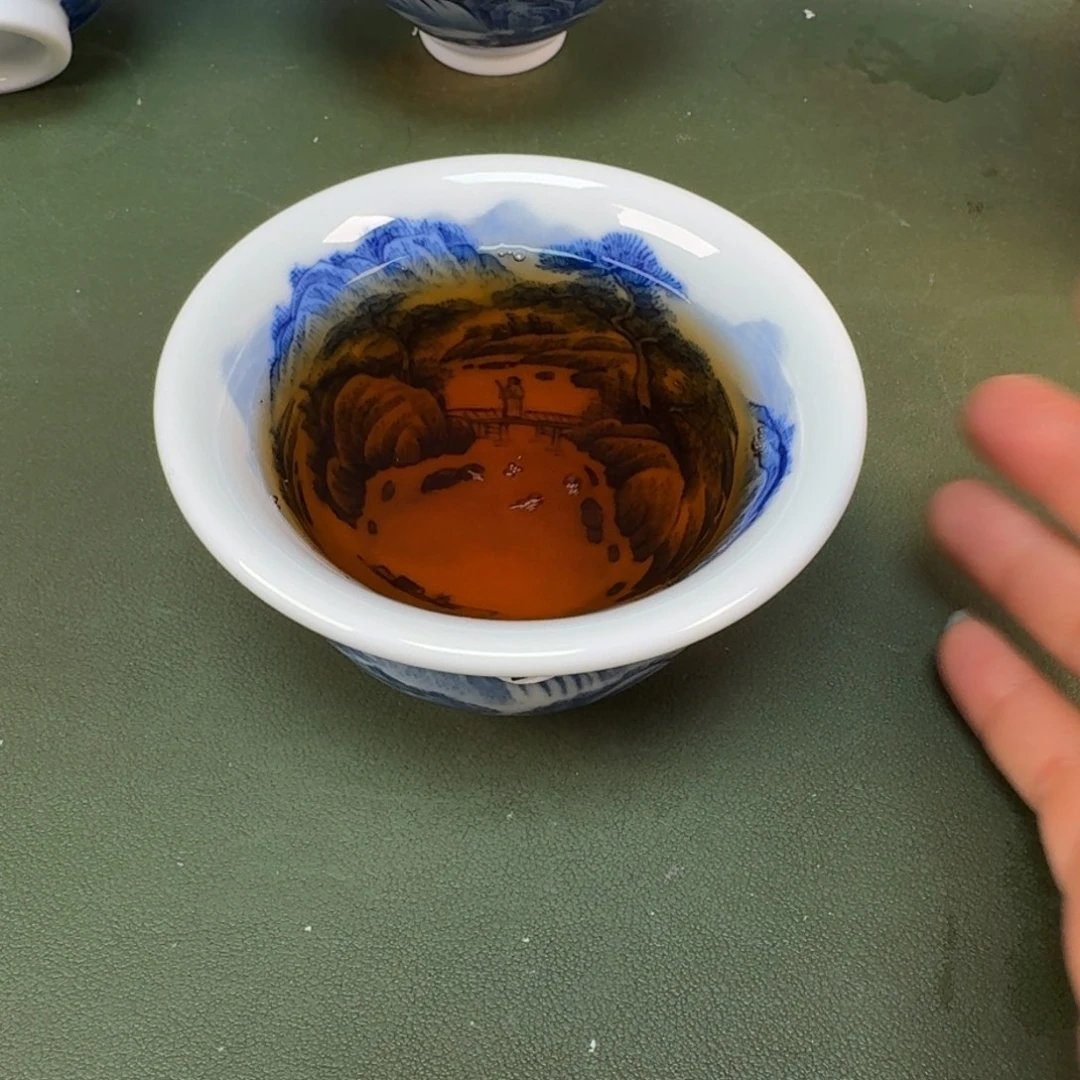 陶景德镇纯手绘茶具圆圆236