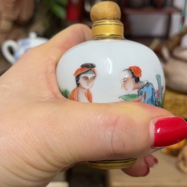 瓷中古艺术品摆件