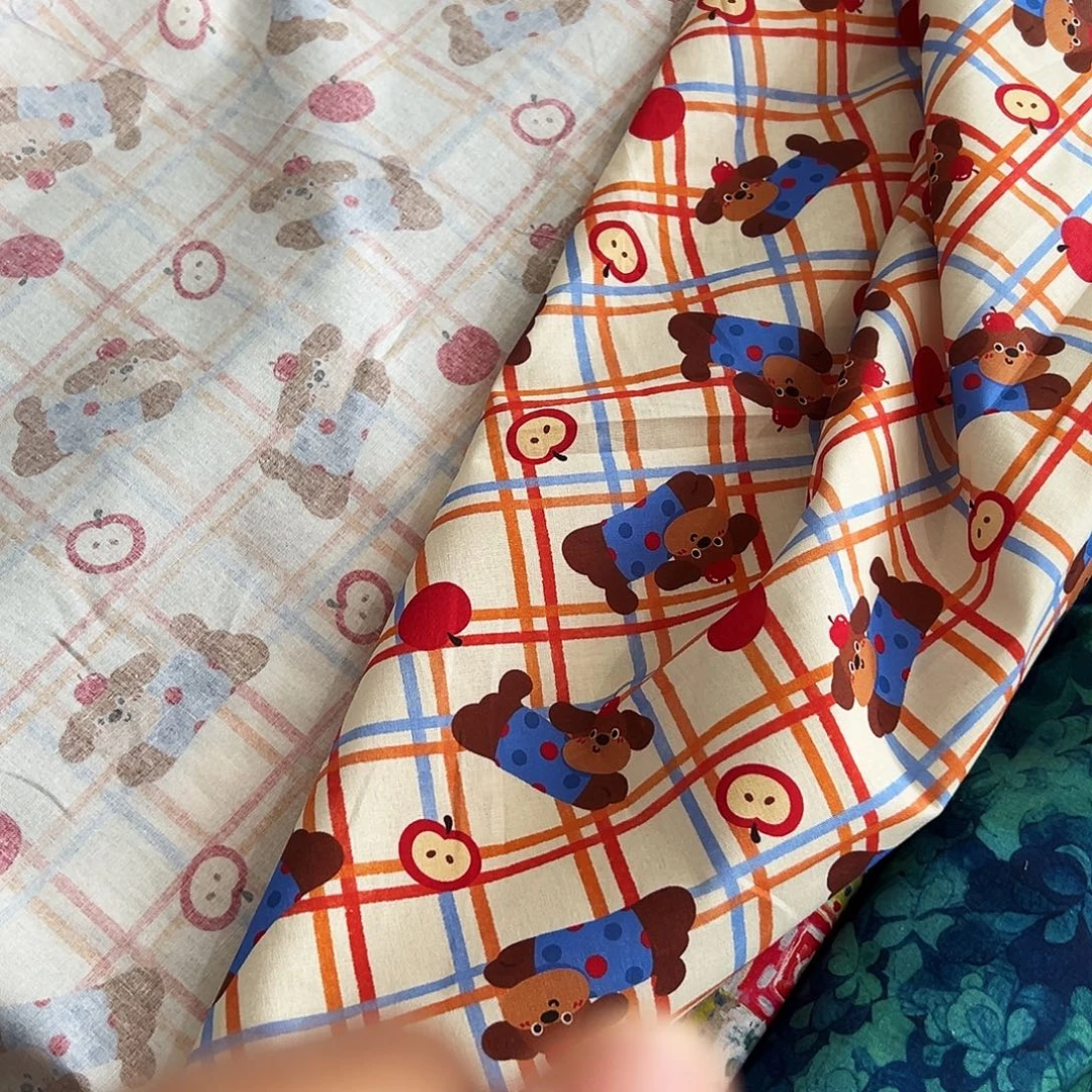 棉一米价纯棉平布1.1米宽果子f