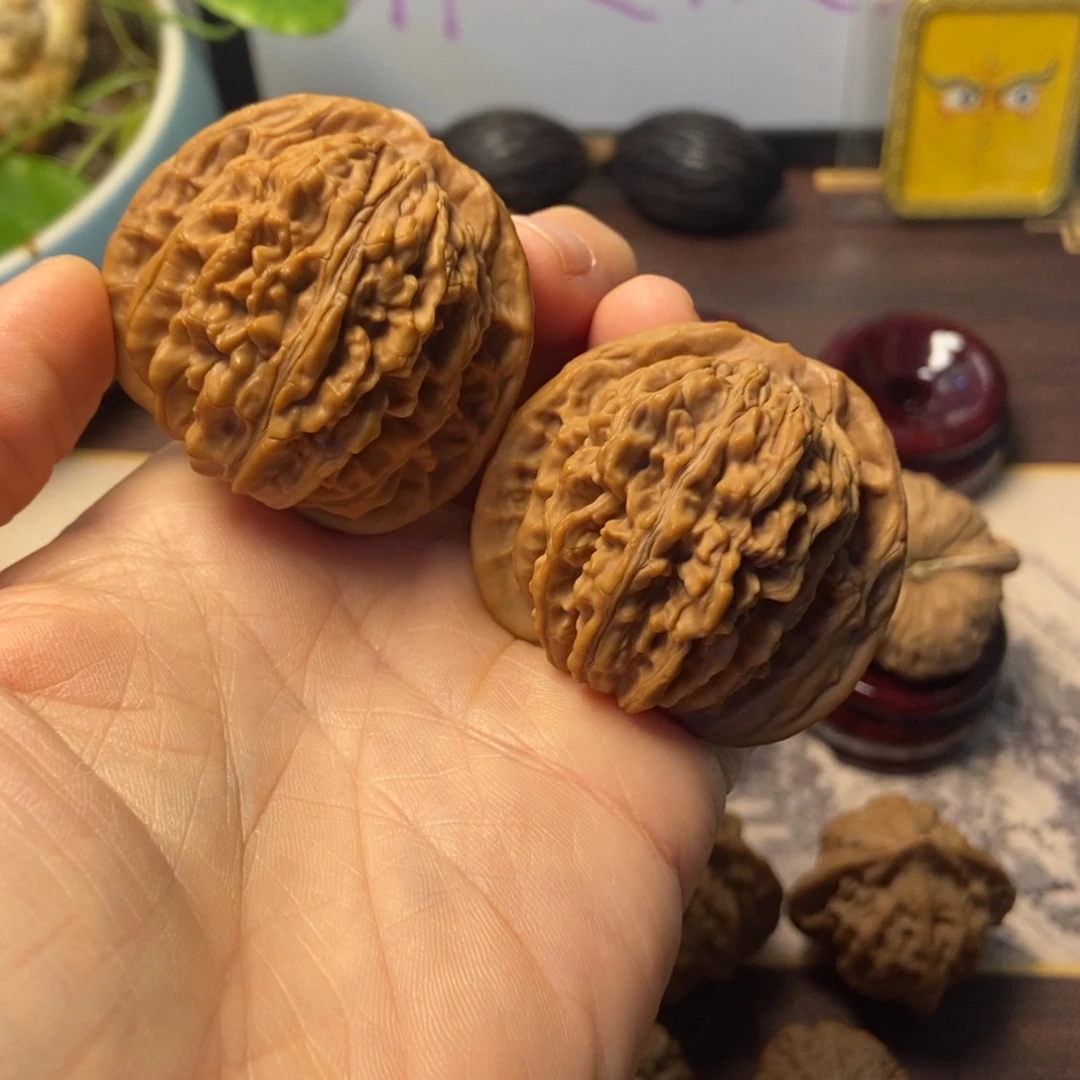 把件文玩核桃山地四座楼45