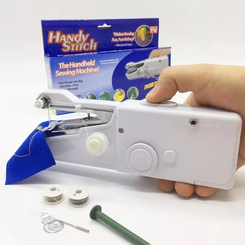 手持缝纫机handy stitch索泽家用电动便携式迷你缝纫机