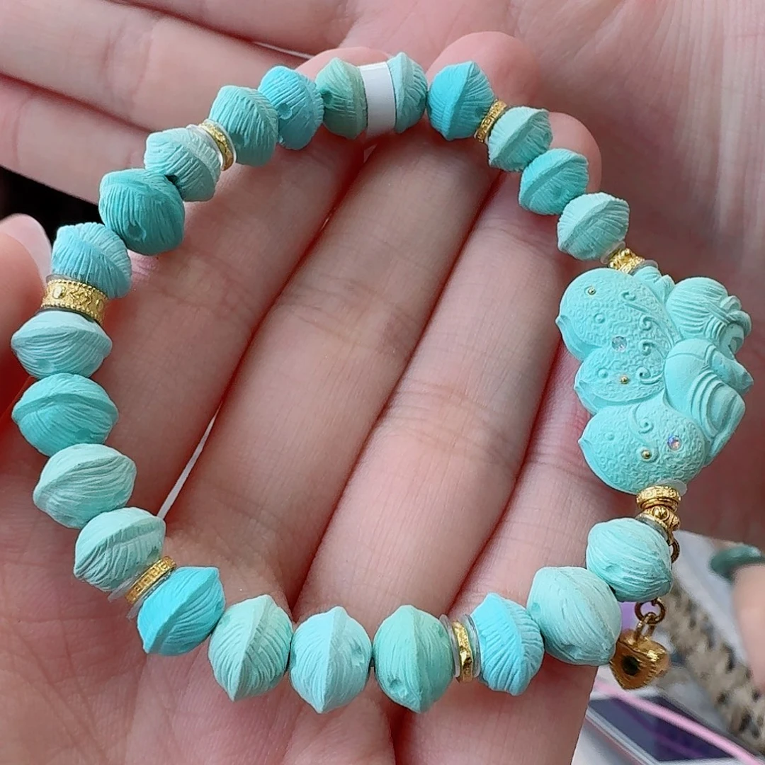 未镶嵌绿松石珠宝奇石