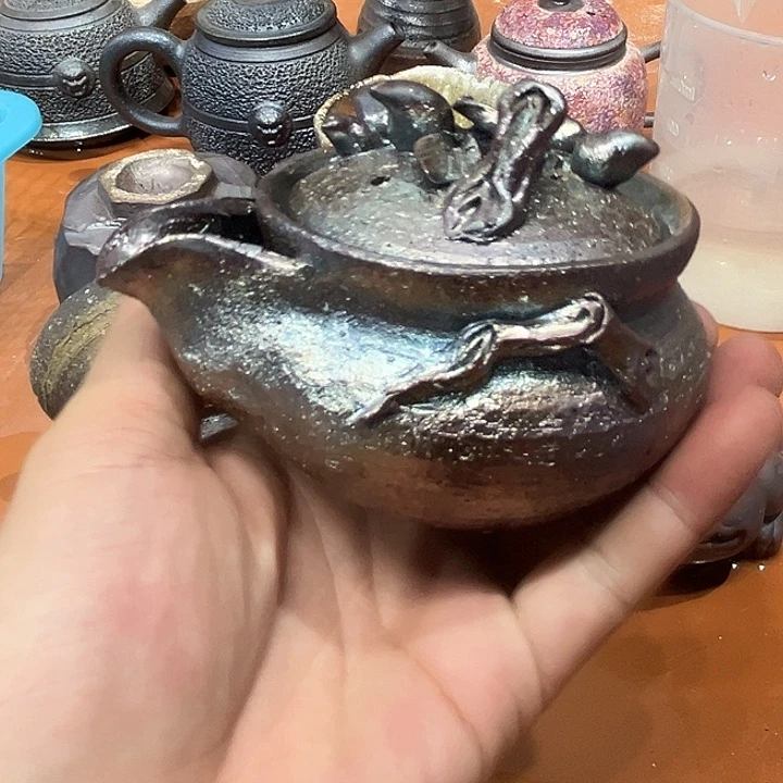 柴烧茶具陶杯子瓷