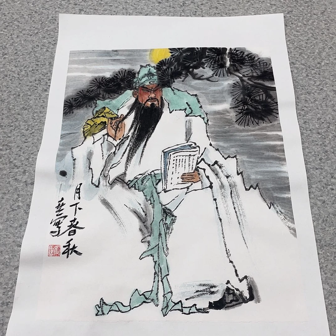 国画1.4平尺国画作品