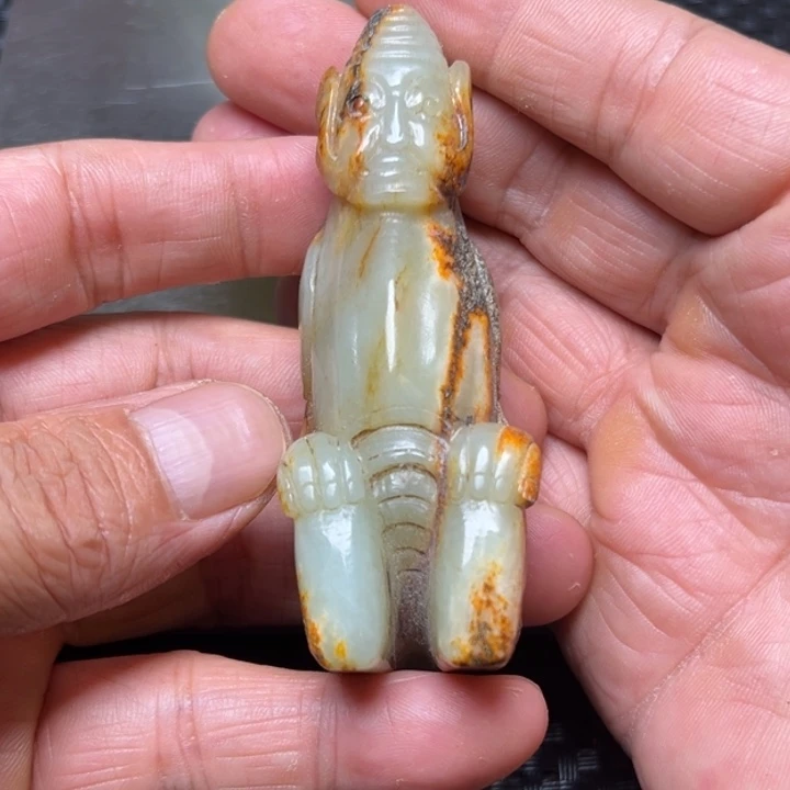 奇***烽和田玉未镶嵌挂件