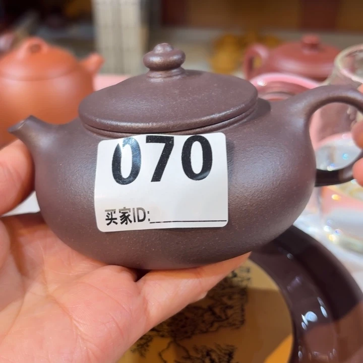 紫砂茶壶天青寒江070