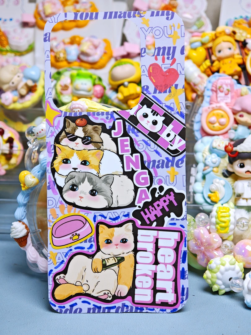 diy手机壳背卡防摔保护可爱ins风