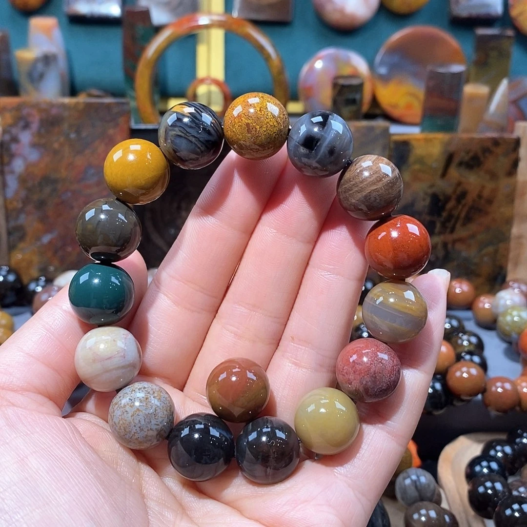 硅化玉天然北票硅化玉手串未镶嵌夏*天然北票硅化玉手串