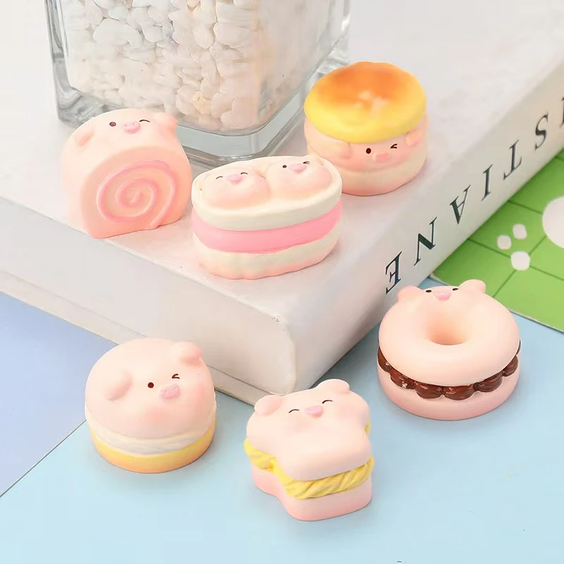 【单许愿+九宫格+对对碰】甜点小猪摆件