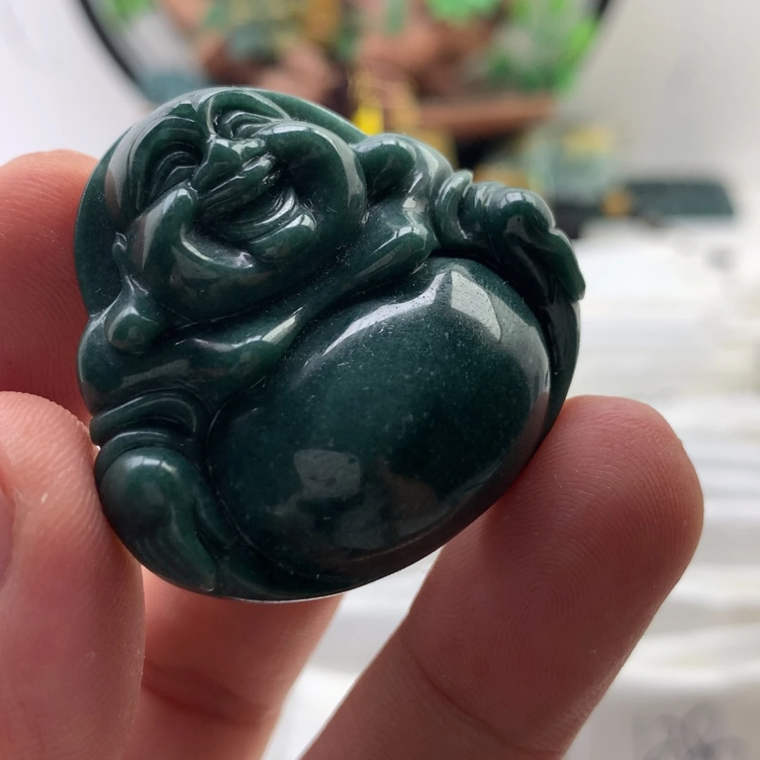 颈饰未镶嵌翡翠佛公