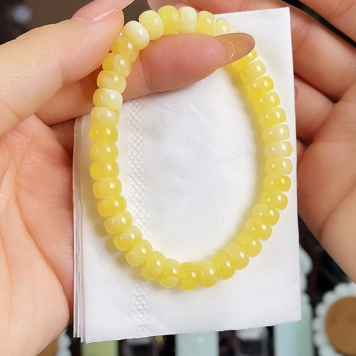琥珀未镶嵌颈饰定制发货