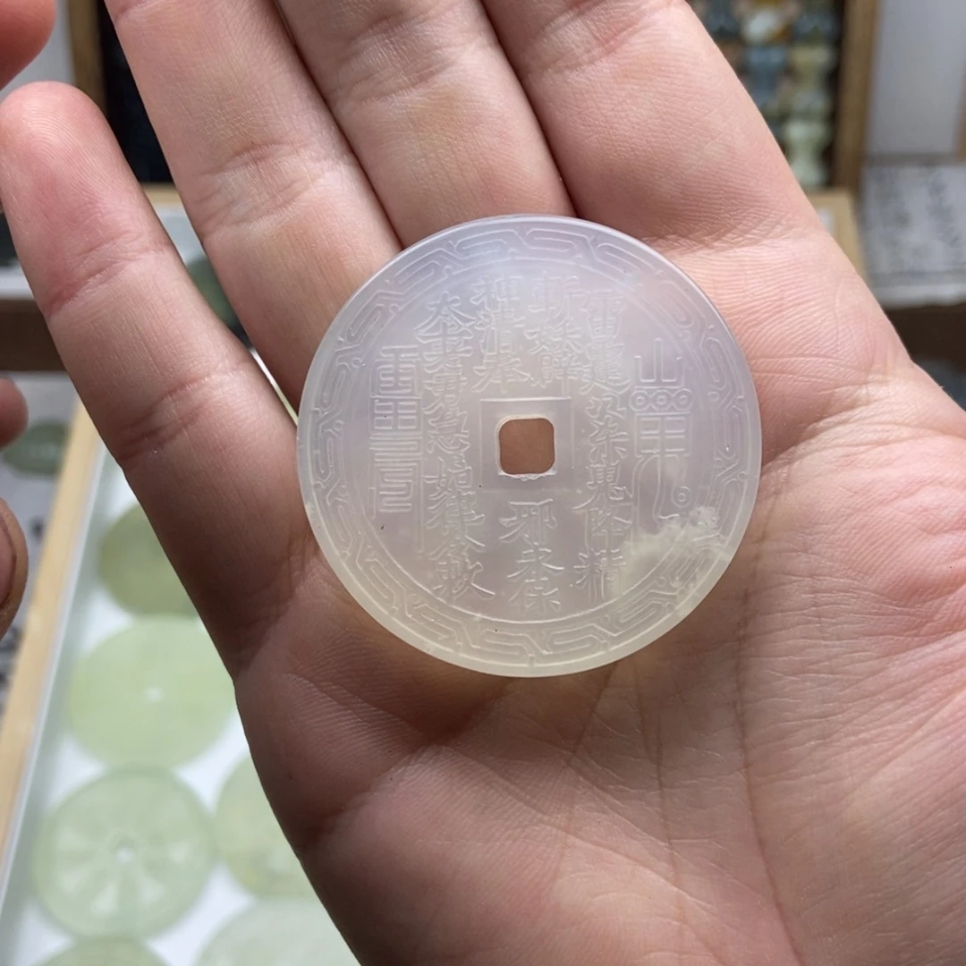 蛇纹石玉颈饰未镶嵌阿*