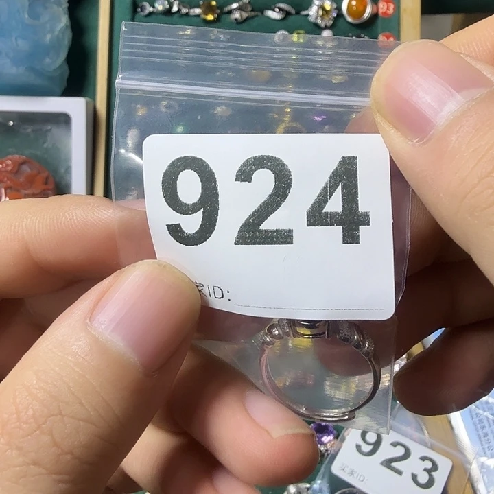 锦***3戒指紫晶银S925镶嵌