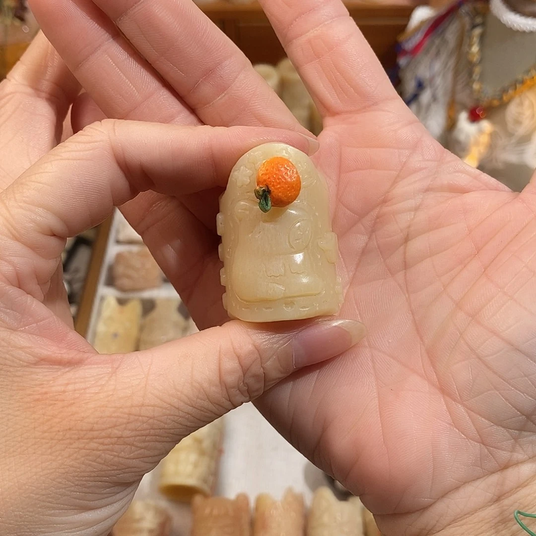 鹿骨把件33号骨笛三岁专拍