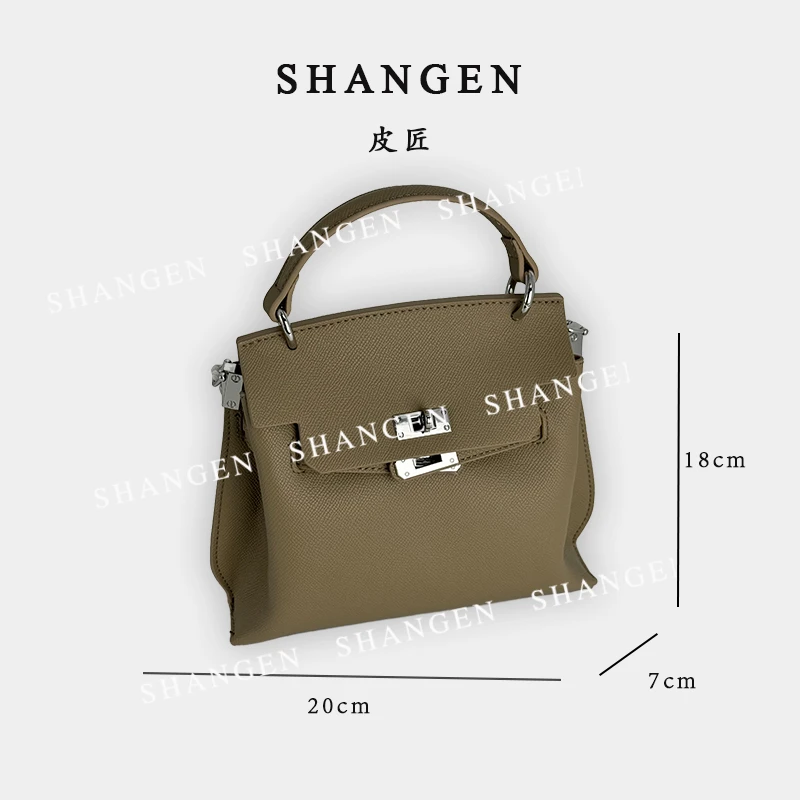 【云云甄选】QYX-81397-大象灰-轻奢时尚女士新款手提单肩斜挎包