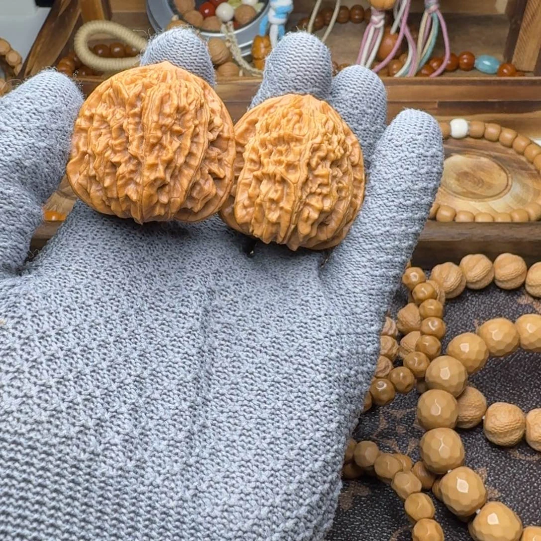 文玩核桃把件山地四座楼40mm