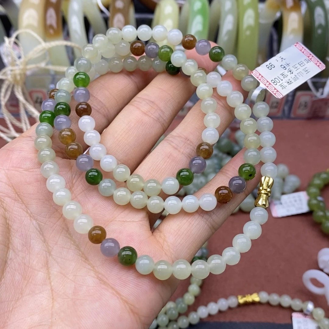 雨****和田玉未镶嵌项链卡6