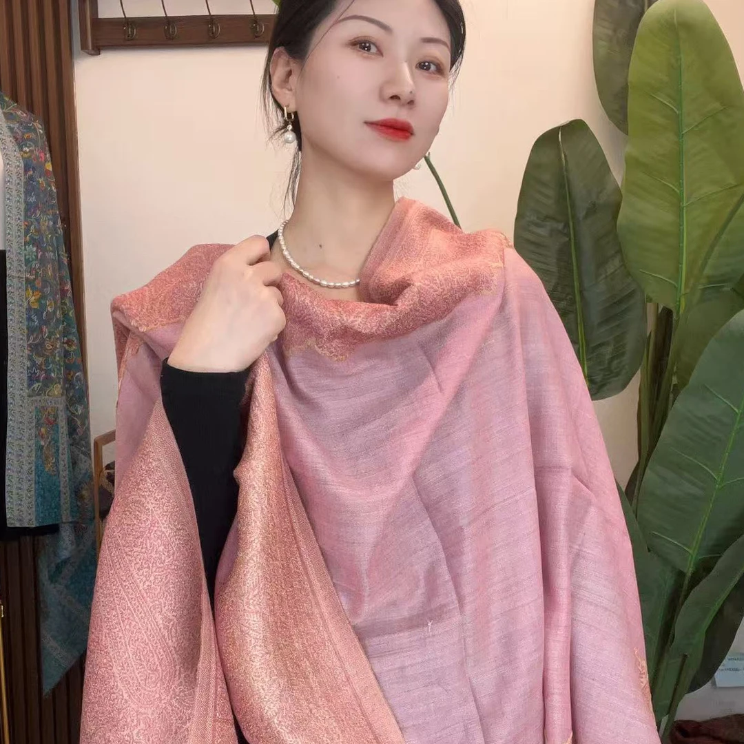 直播间下单，小版单面双面克什米尔围巾披肩 国内现货