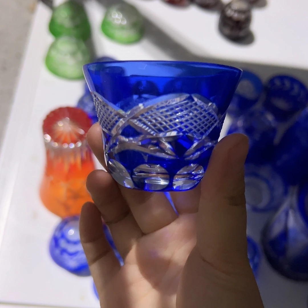 高脚款水晶玻璃微瑕一个