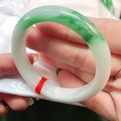 未镶嵌手镯翡翠正圈2499