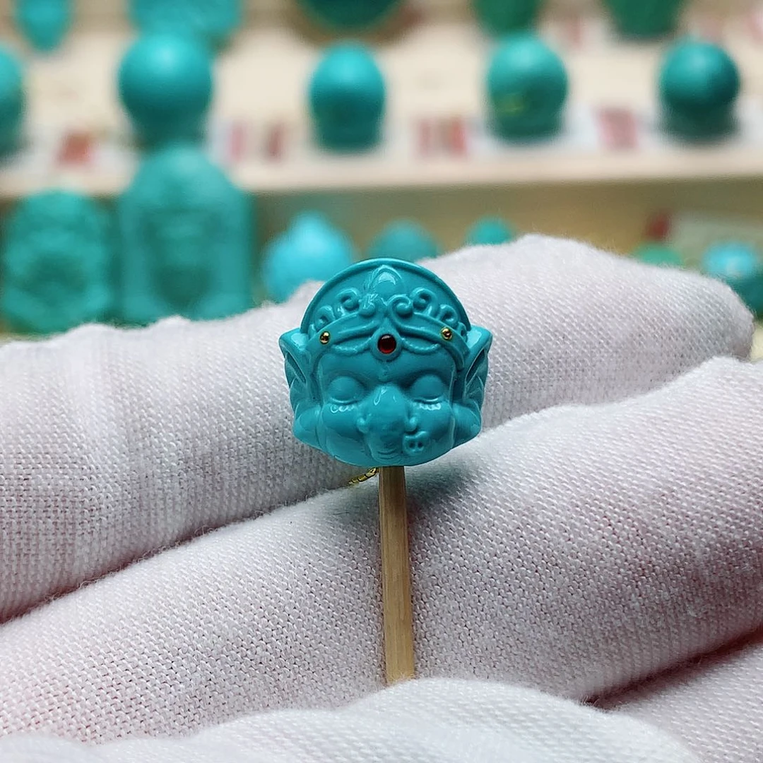 绿松石珠宝奇石未镶嵌