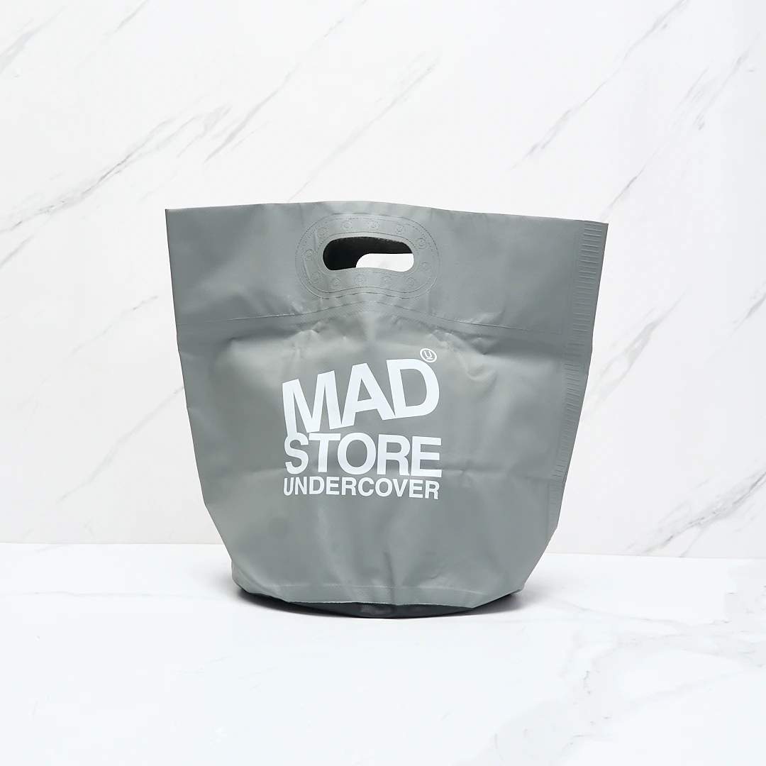 全新未使用/Undercover中性字母印花手提包【小号】URBB00182