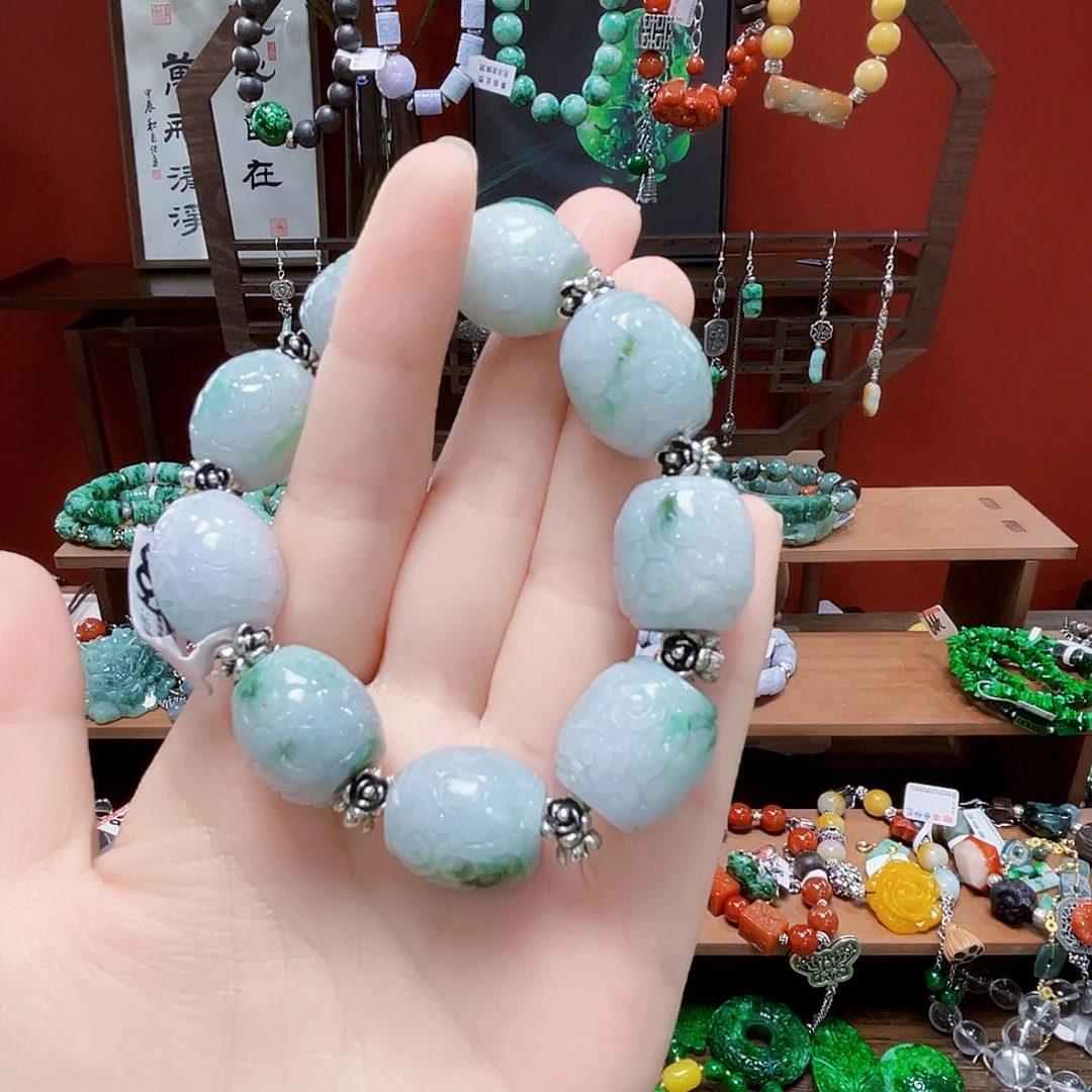 ****子未镶嵌手链翡翠饰品