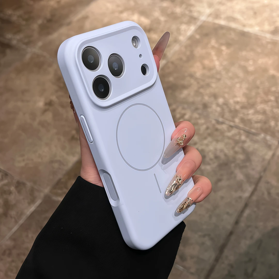 液态硅胶磁吸适用苹果17promax手机壳一体相机按键防摔情侣套高档