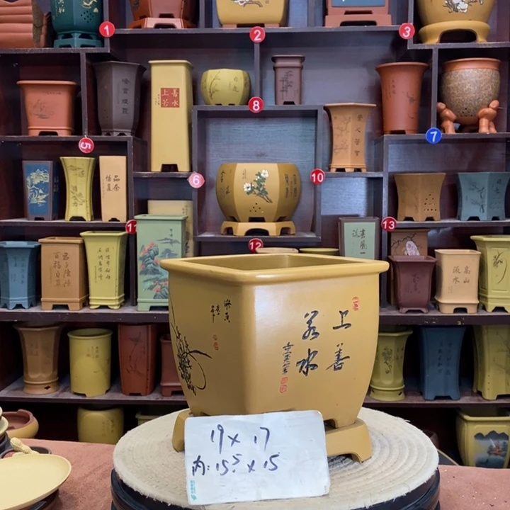 紫砂花盆紫砂花盆