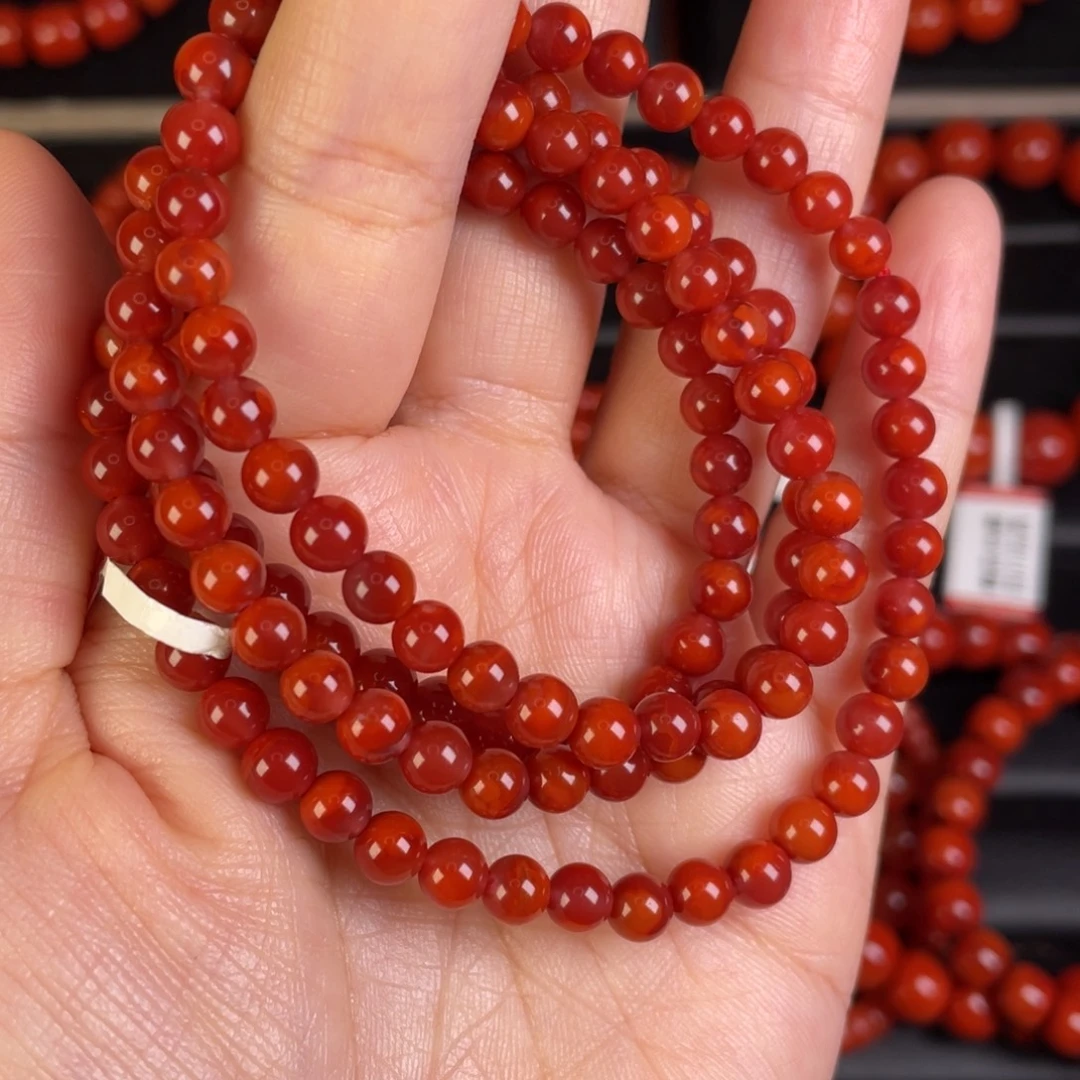 ****袋南红玛瑙未镶嵌手链花