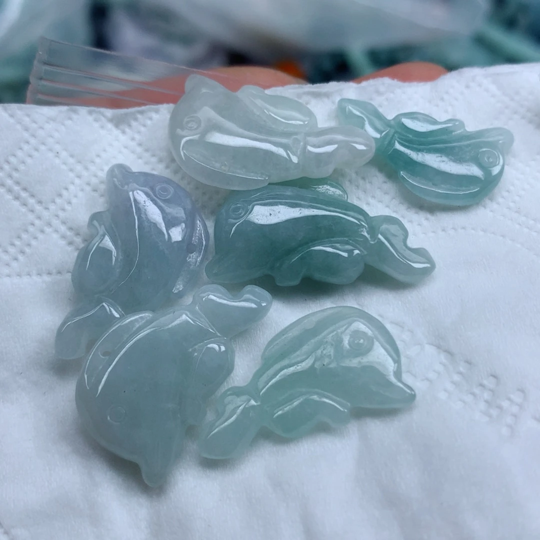 翡翠未镶嵌项链珠珠
