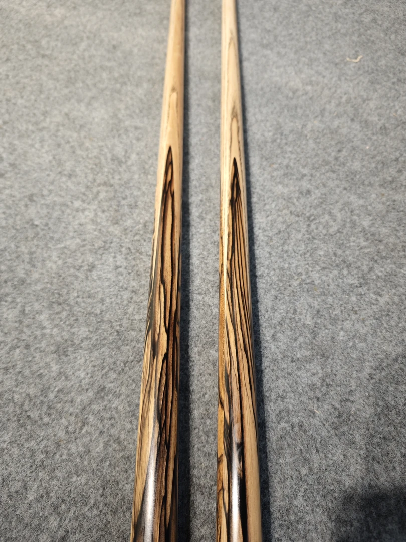 台球杆中八黑白檀四高插满插1