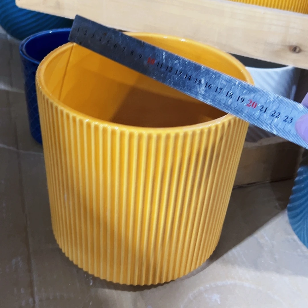 有孔陶瓷花盆10米包邮