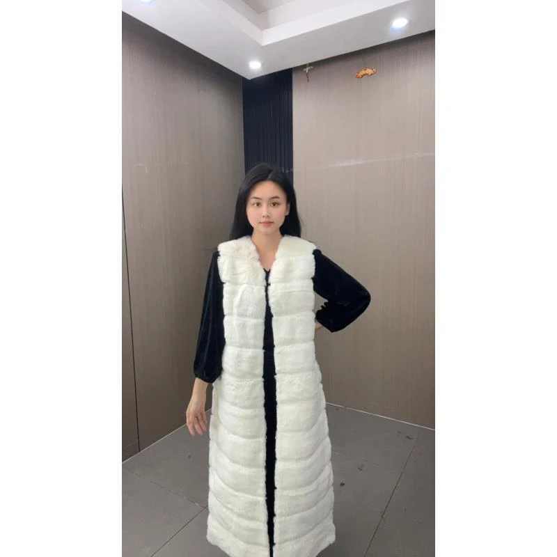 【乔姐严选0009】冬季女中长款修身型薄款短款马夹毛马甲秋冬气质