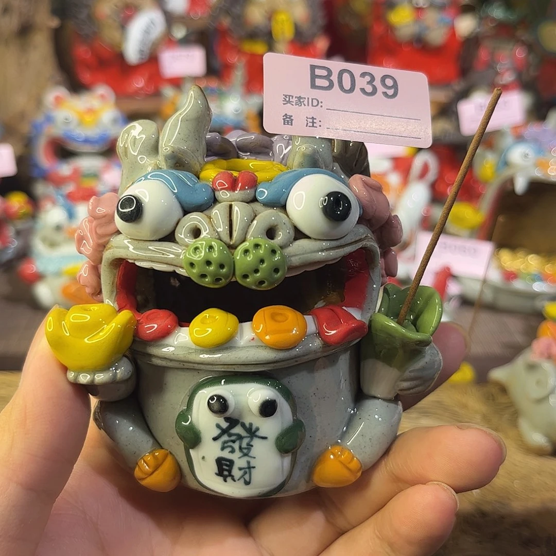 泥塑纯手工茶宠摆件