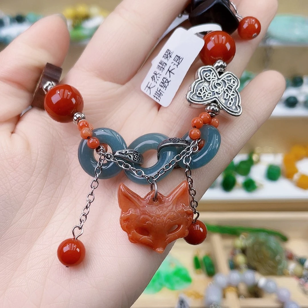 翡翠未镶嵌手链手链