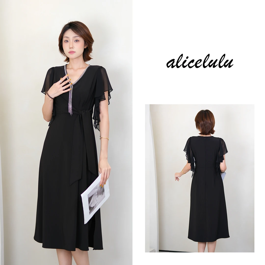 2[alicelulu]星夜盛会礼服连衣裙璀璨流苏轻盈飘扬99175