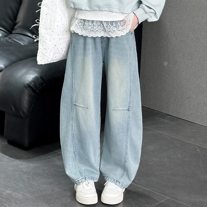 （裤子）女童裤子童装秋装2025新款春秋装网红中大童儿童装